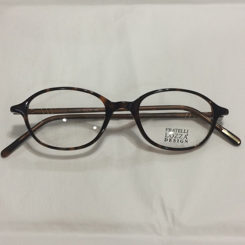 Fratelli Lozza Men’s Plastic Eyeglasses